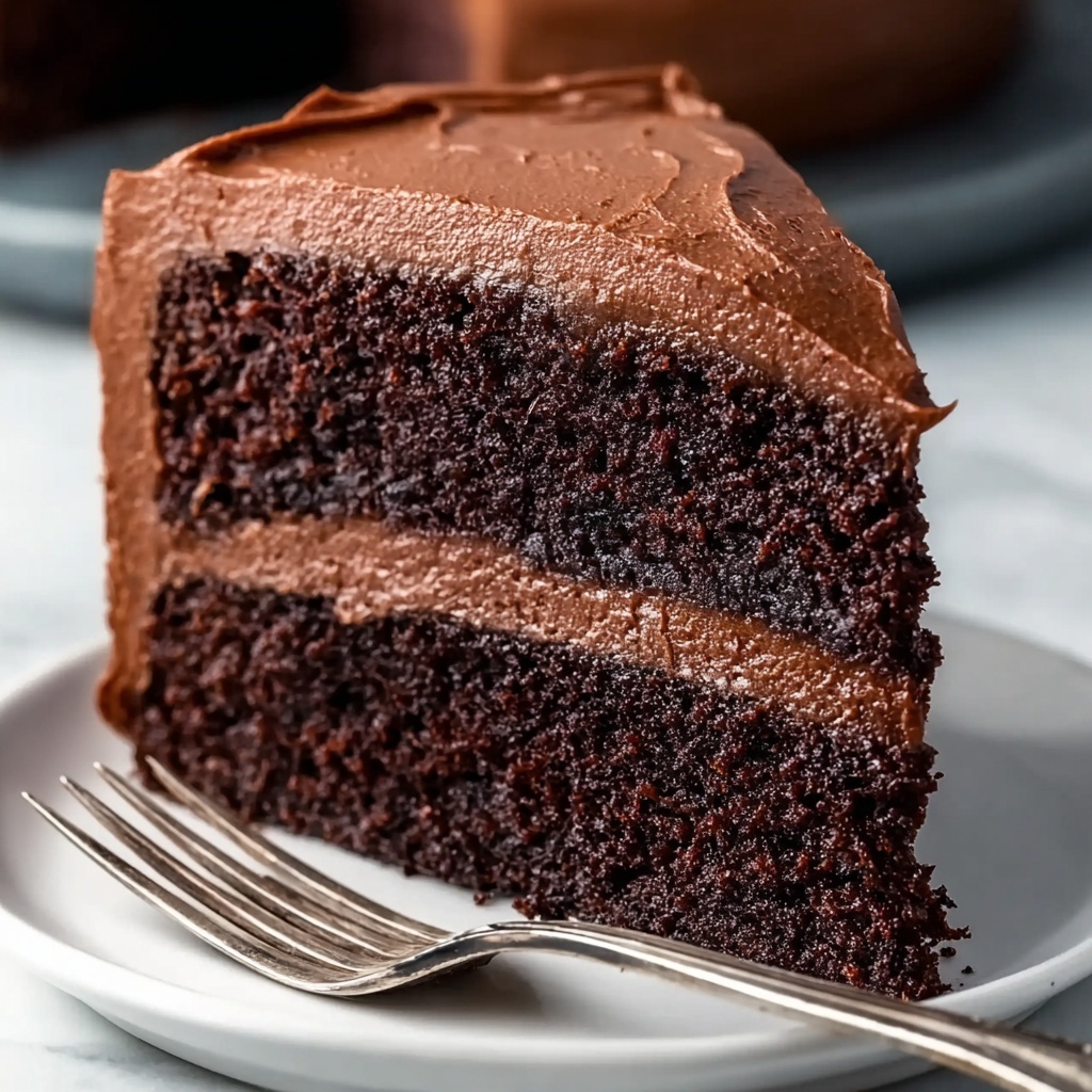 Chocolate Buttermilk Cake with Rich Cocoa Frosting Recipe - Recipe Image