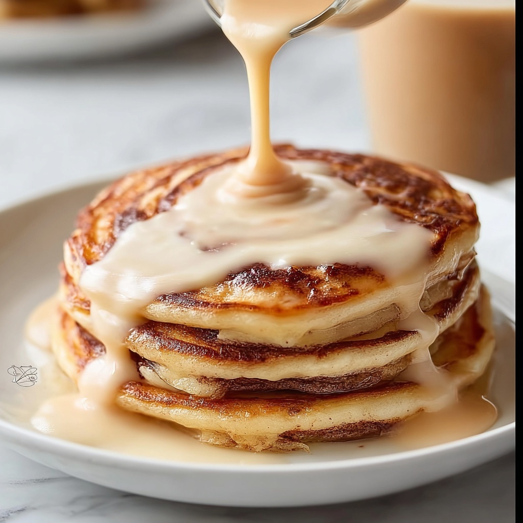 Cinnamon Roll Pancakes Recipe - Recipe Image