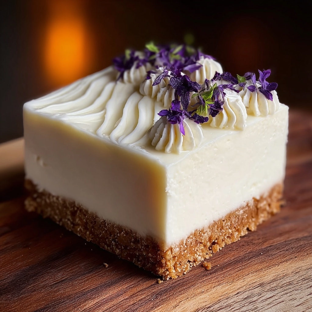 Vanilla Bean Cheesecake with a Vanilla Wafer Crust Recipe - Recipe Image