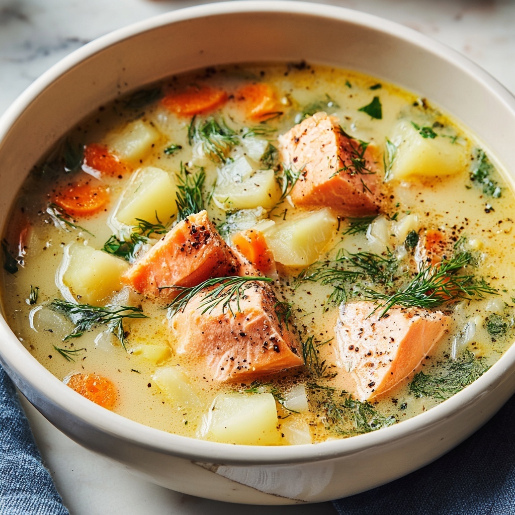 Finnish Salmon Soup Recipe - Recipe Image