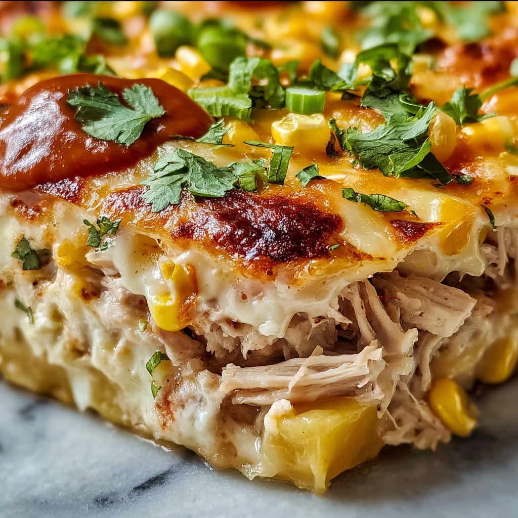 Sour Cream Chicken Enchilada Casserole Recipe - Recipe Image
