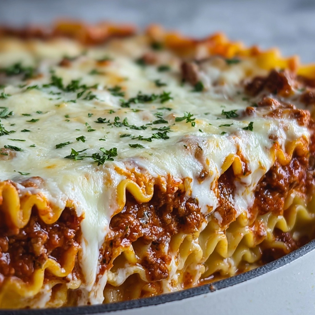 Dutch Oven Lasagna Recipe - Recipe Image