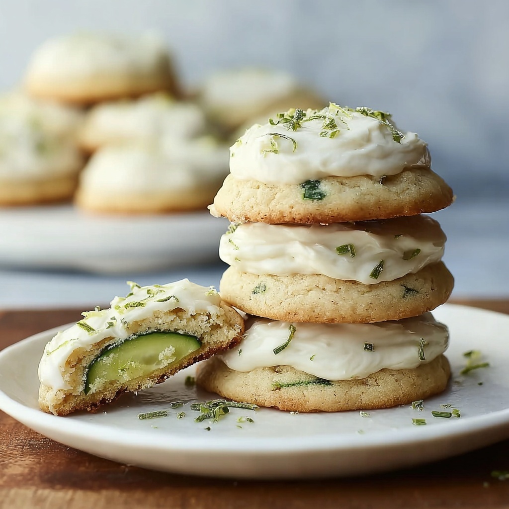 Zucchini Cookies with Cream Cheese Frosting Recipe - Recipe Image