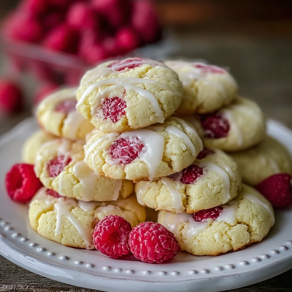 Raspberry Cheesecake Cookies Recipe - Recipe Image
