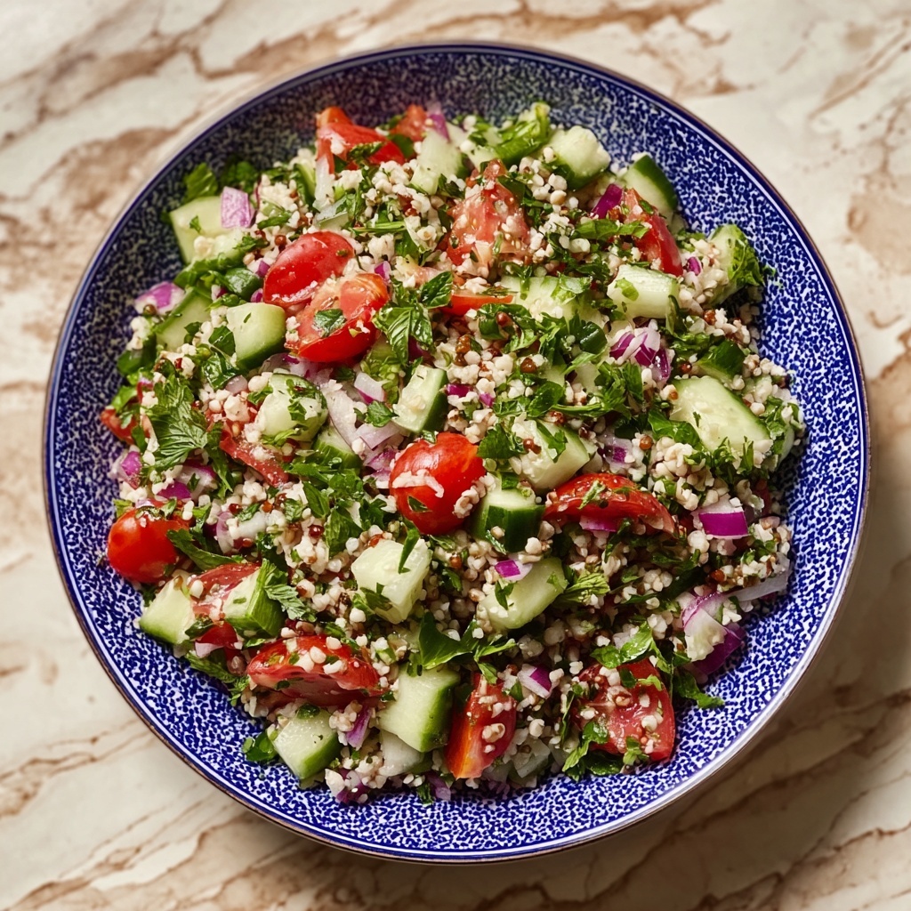 Cauliflower Rice Tabbouleh Recipe - Recipe Image