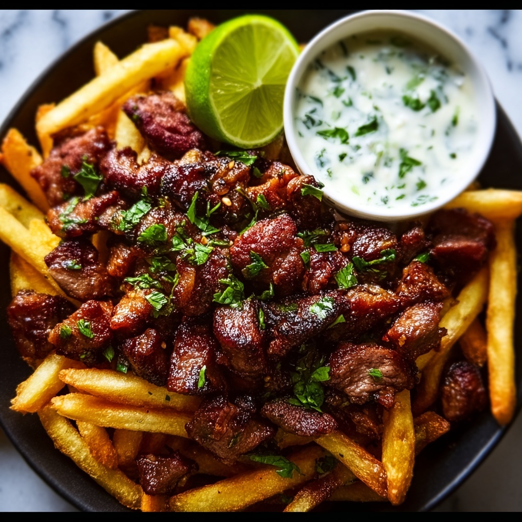 Carne Asada Fries: A Flavorful Mexican Delight Recipe - Recipe Image