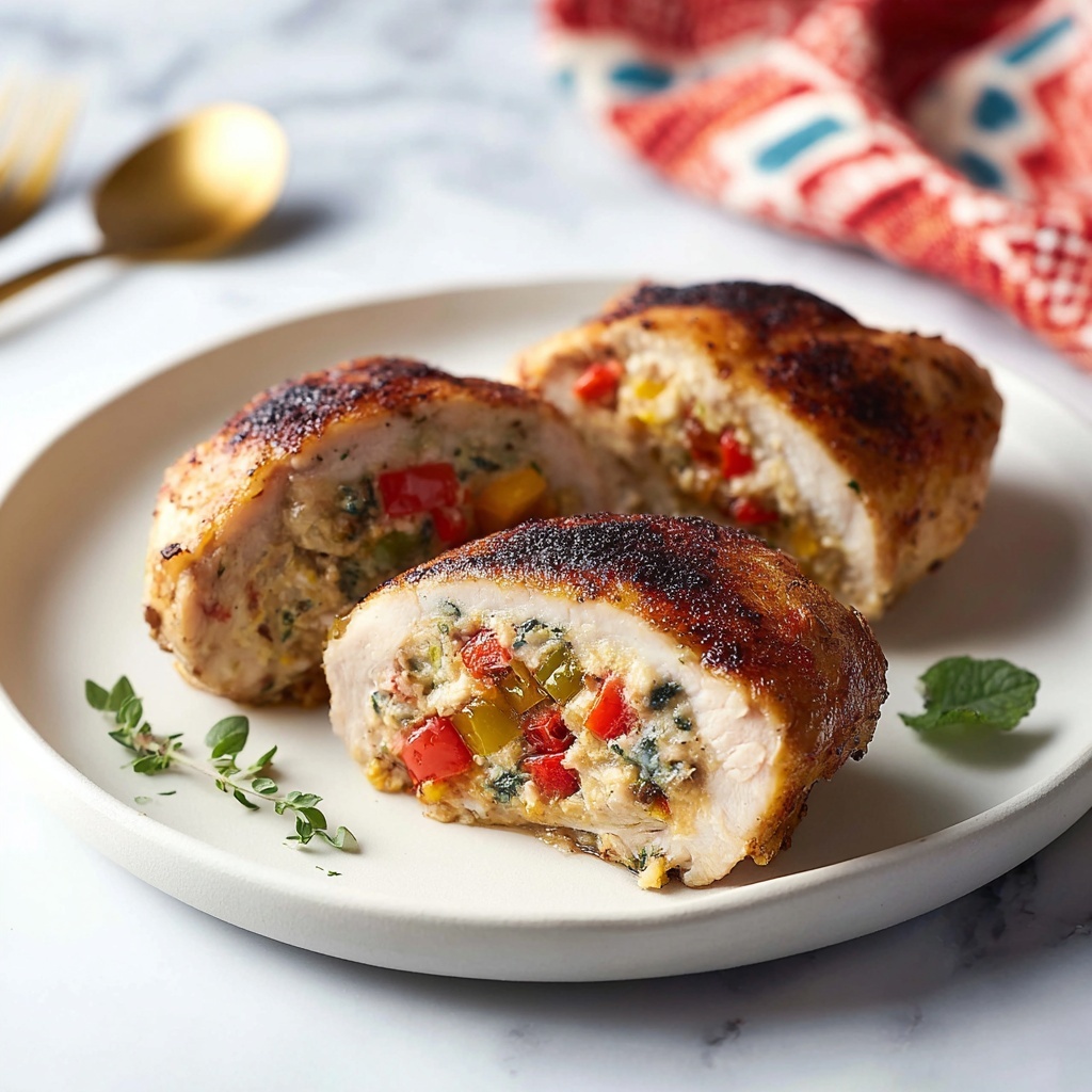 Fajita Stuffed Chicken Recipe - Recipe Image