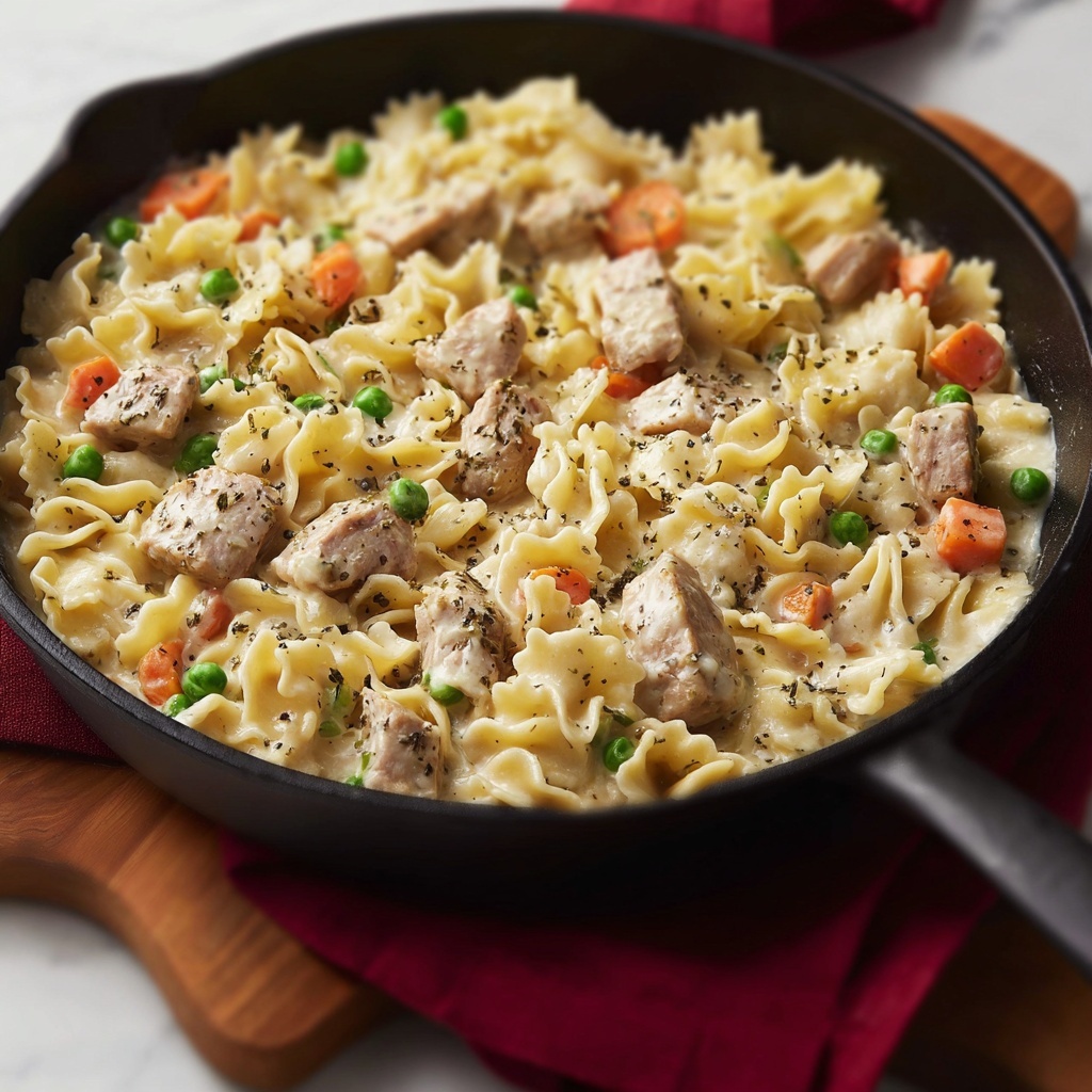 Creamy Tuna Noodle Casserole Recipe - Recipe Image