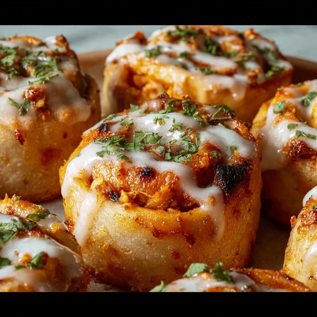 Buffalo Chicken Roll-Ups Recipe - Recipe Image