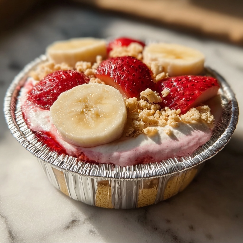 Strawberry Cheesecake Banana Pudding Recipe - Recipe Image