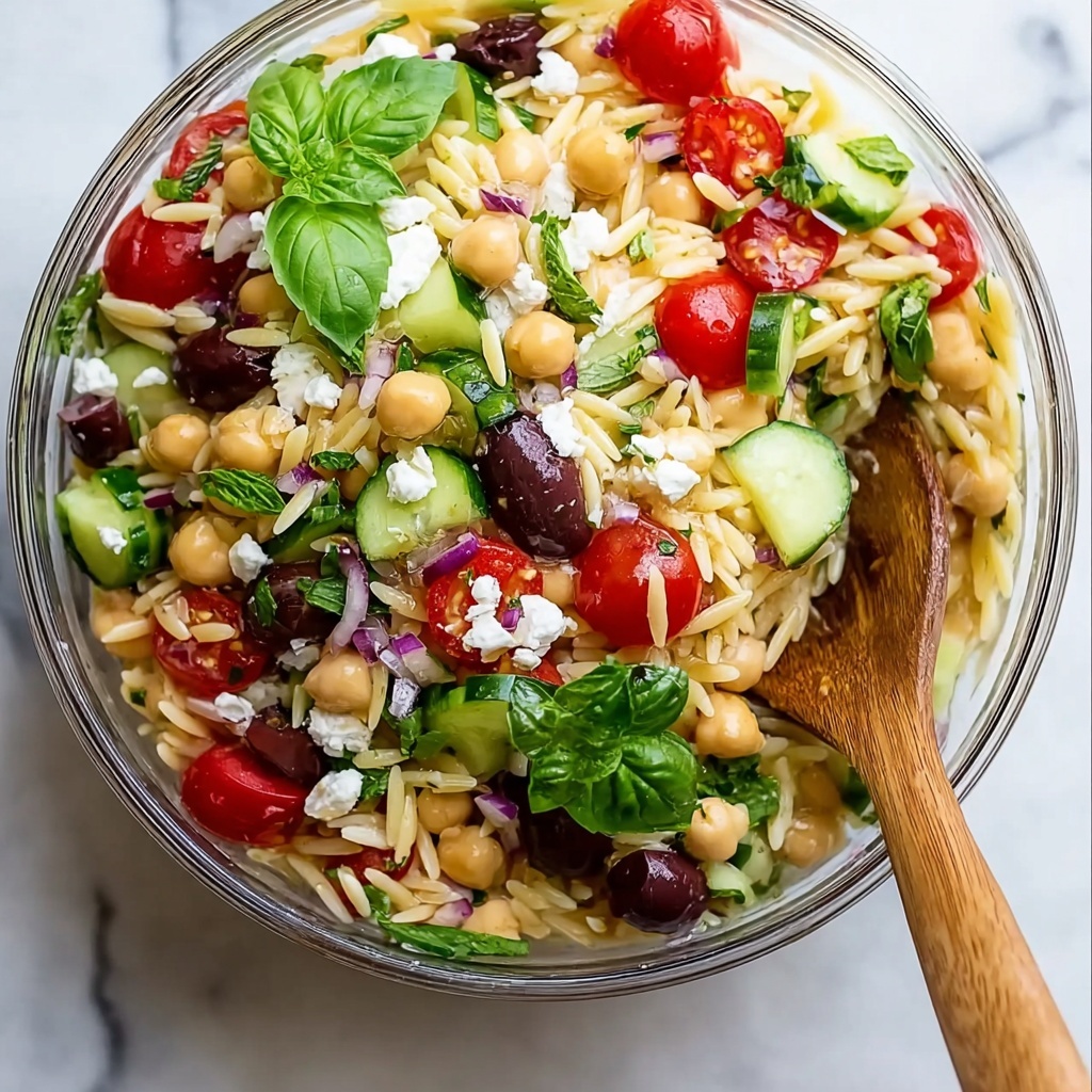 Greek Orzo Salad Recipe - Recipe Image
