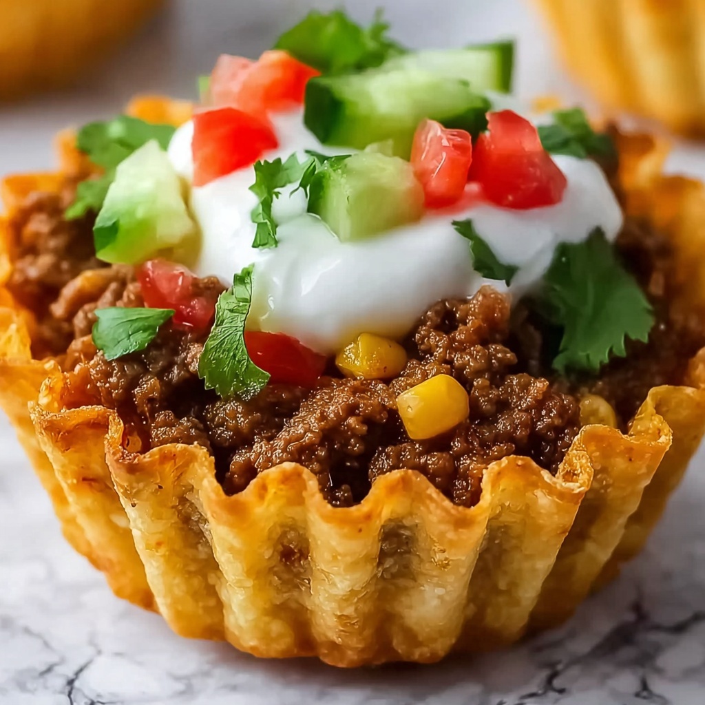 Taco Cupcakes Recipe - Recipe Image