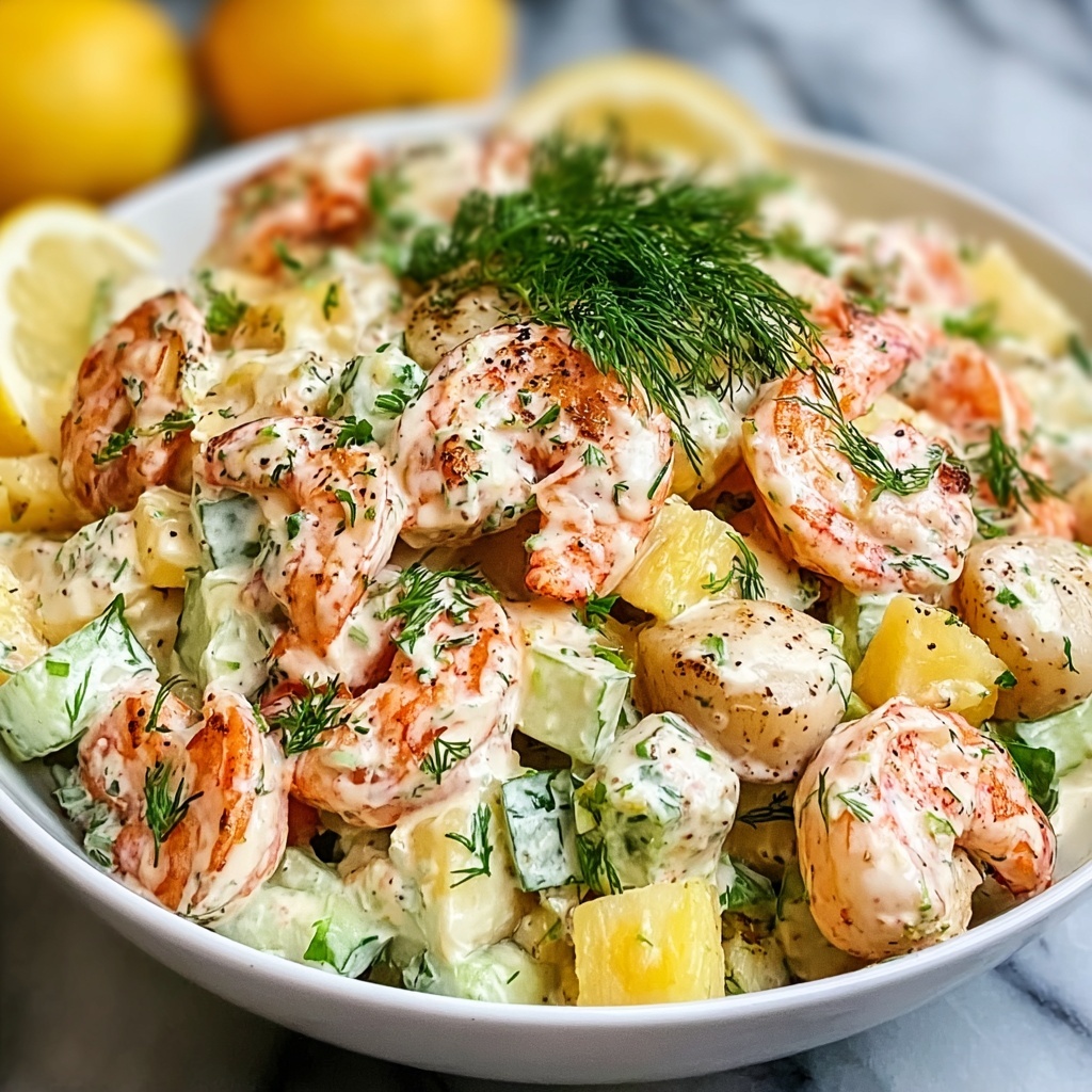 The BEST Seafood Salad Recipe - Recipe Image
