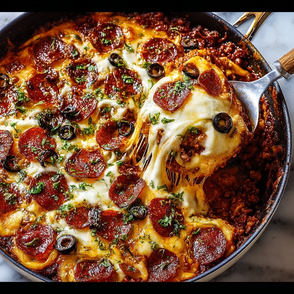 Supreme Pizza Tortellini Bake Recipe - Recipe Image