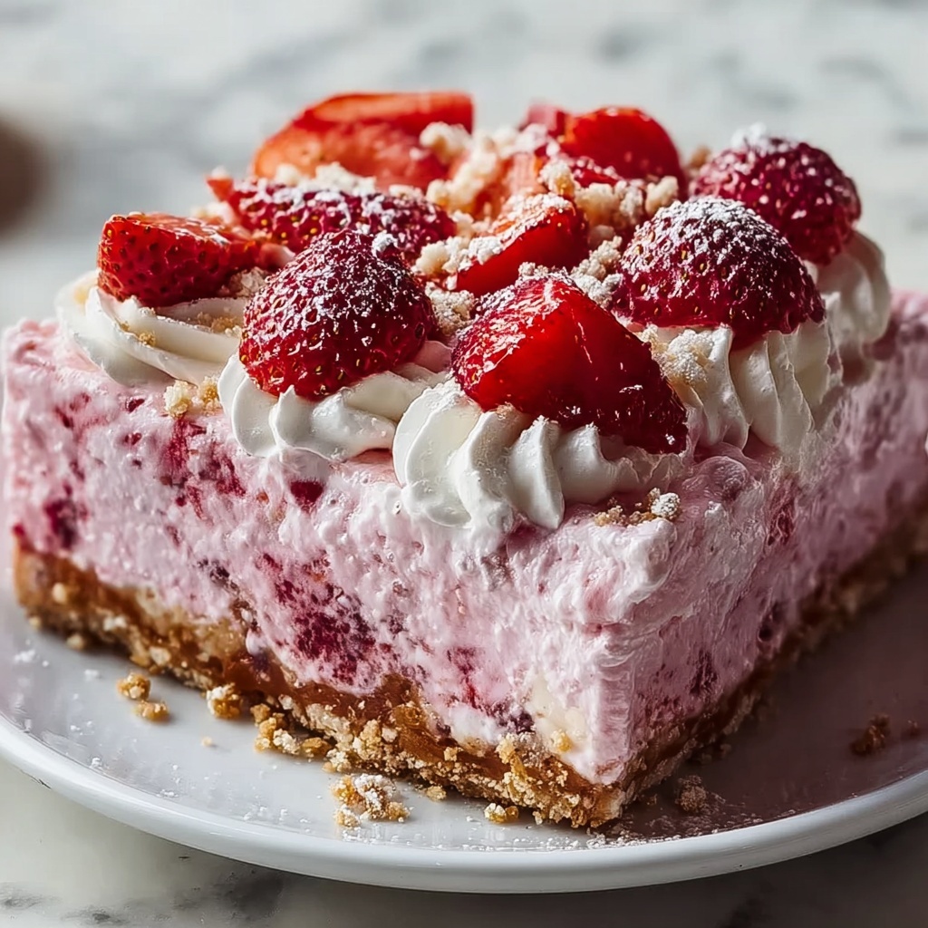 Strawberry Shortcake Freezer Pie Recipe - Recipe Image