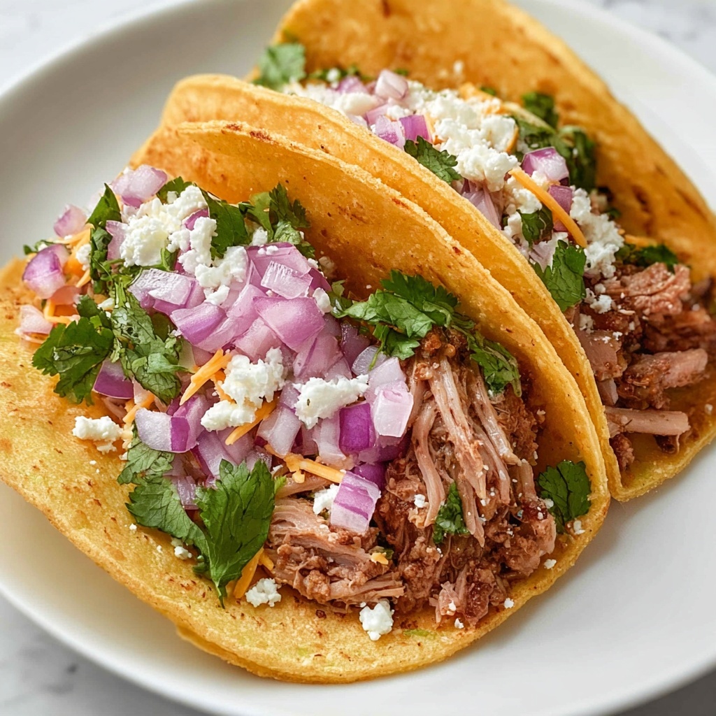 Slow Cooker Shredded Beef Tacos Recipe - Recipe Image
