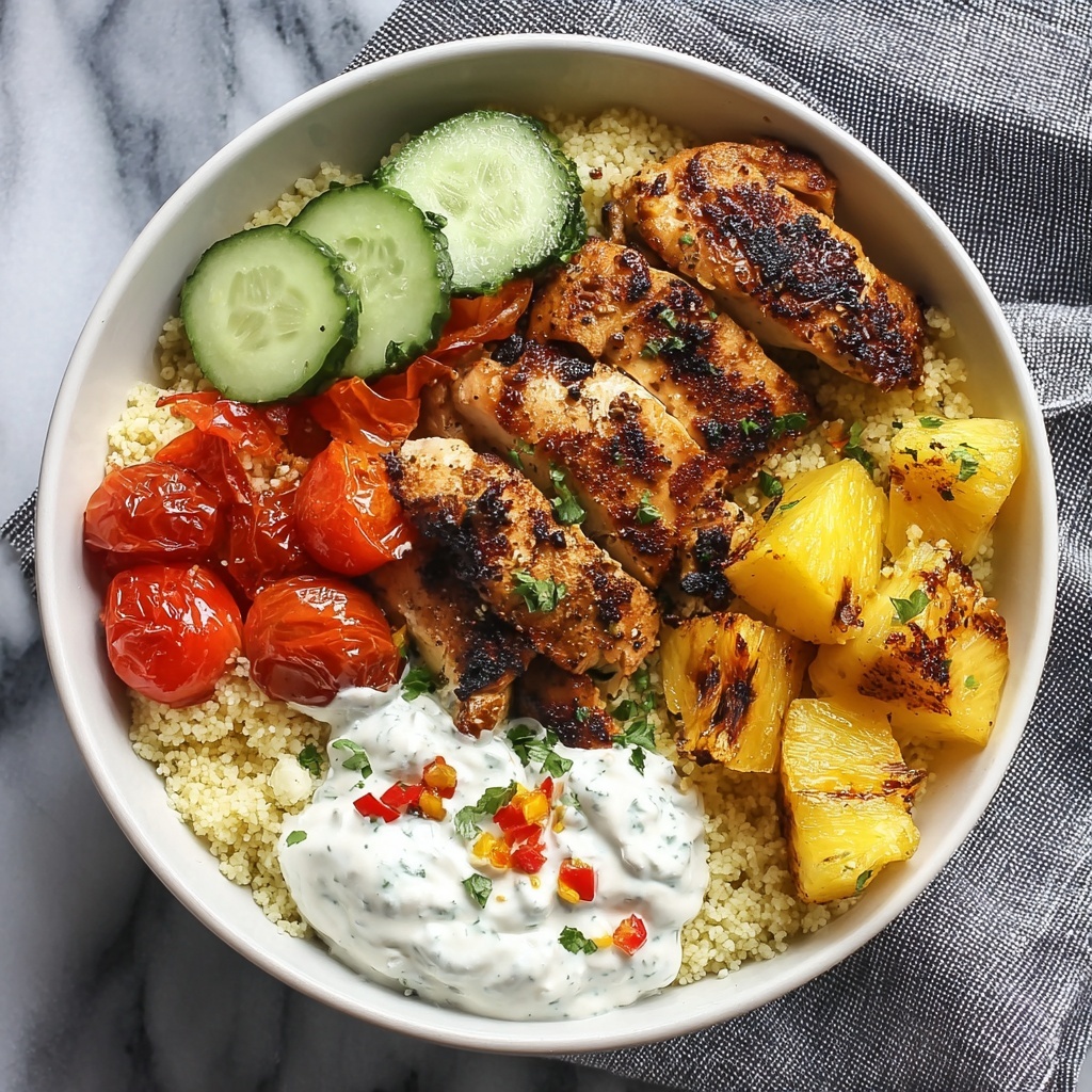 Greek Chicken Tzatziki Bowls Recipe - Recipe Image