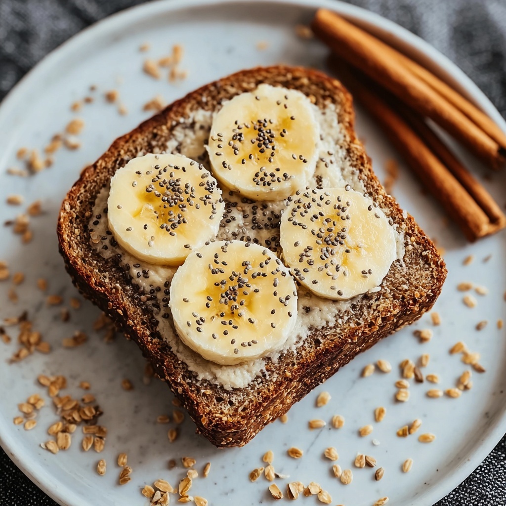 Protein Banana Bread with Sliced Bananas Recipe - Recipe Image