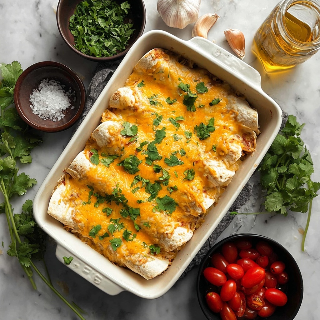 Creamy Chicken Enchiladas Recipe - Recipe Image