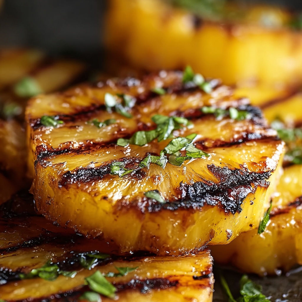 Grilled Pineapple: A Sweet and Smoky Tropical Delight Recipe - Recipe Image