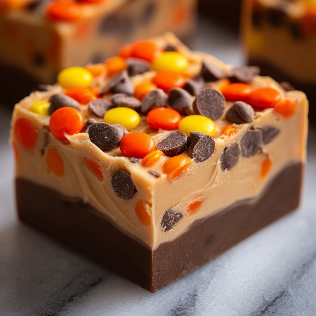 Butterfinger Reese's Fudge Recipe - Recipe Image