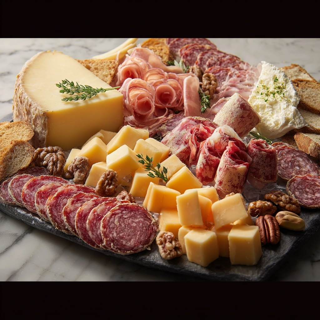 Charcuterie Board: Elegant Meat and Cheese Platter Recipe - Recipe Image