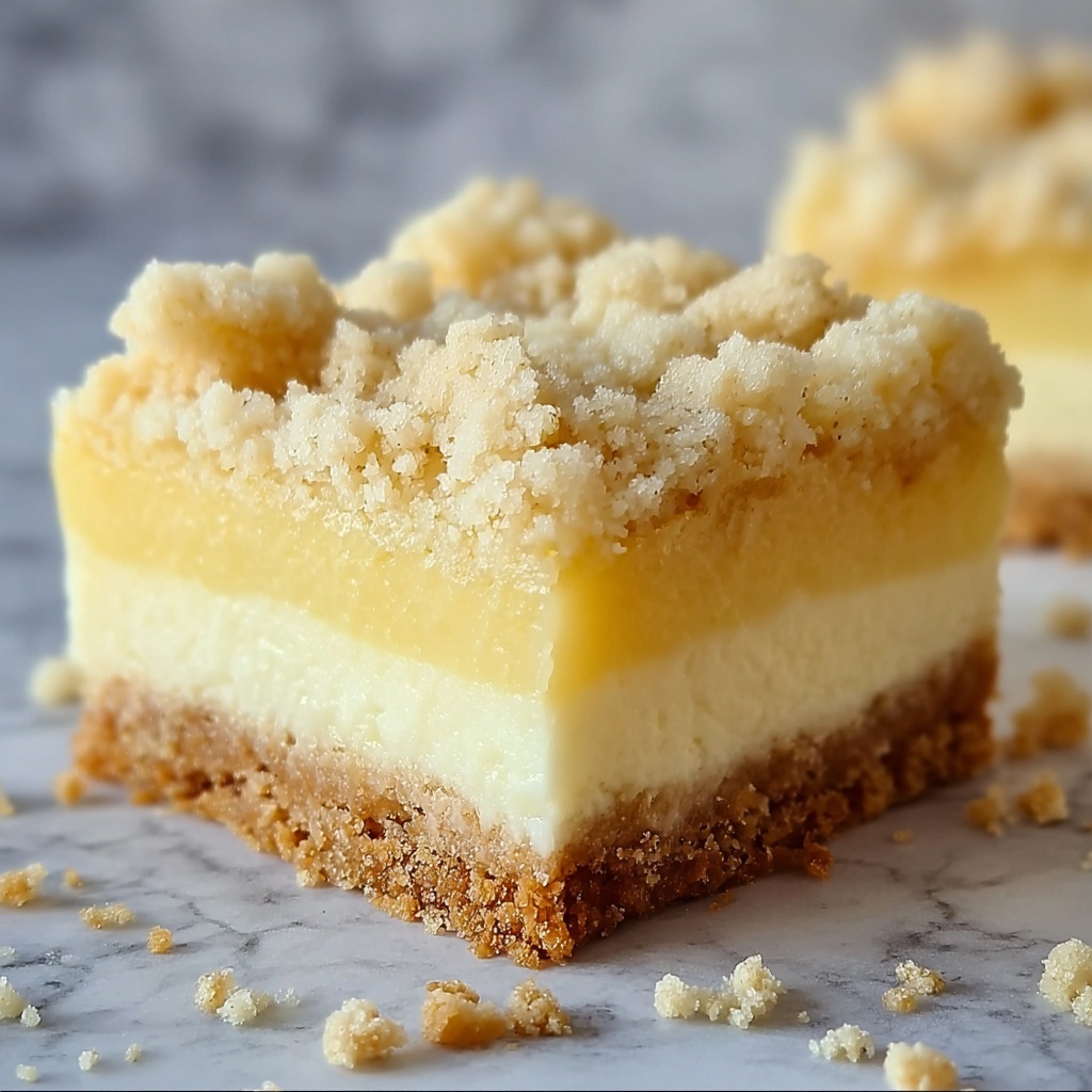 Lemon Crumb Bars Recipe - Recipe Image