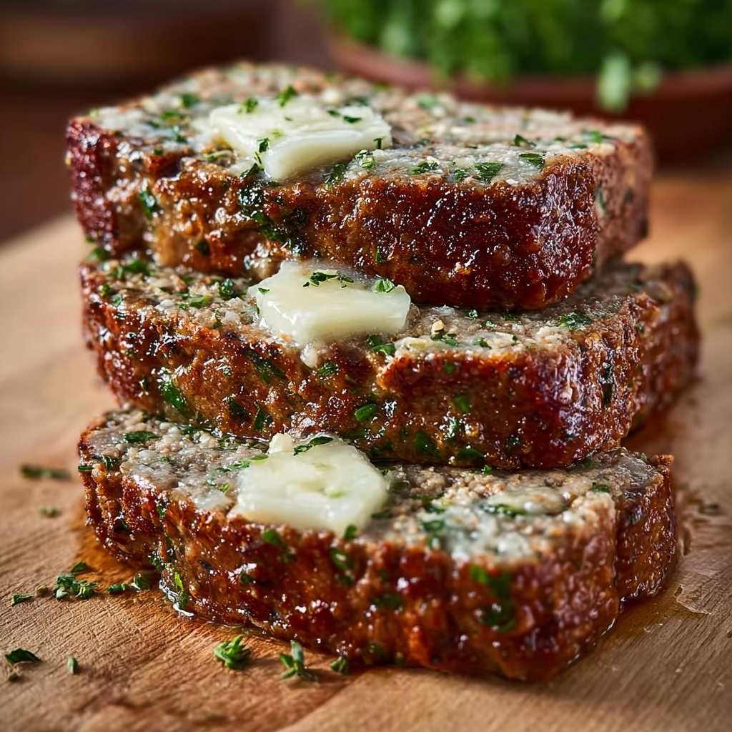Garlic Parmesan Chicken Meatloaf Recipe - Recipe Image