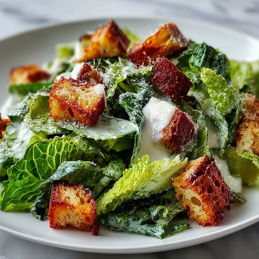 Sourdough Crouton Caesar Salad Recipe - Recipe Image