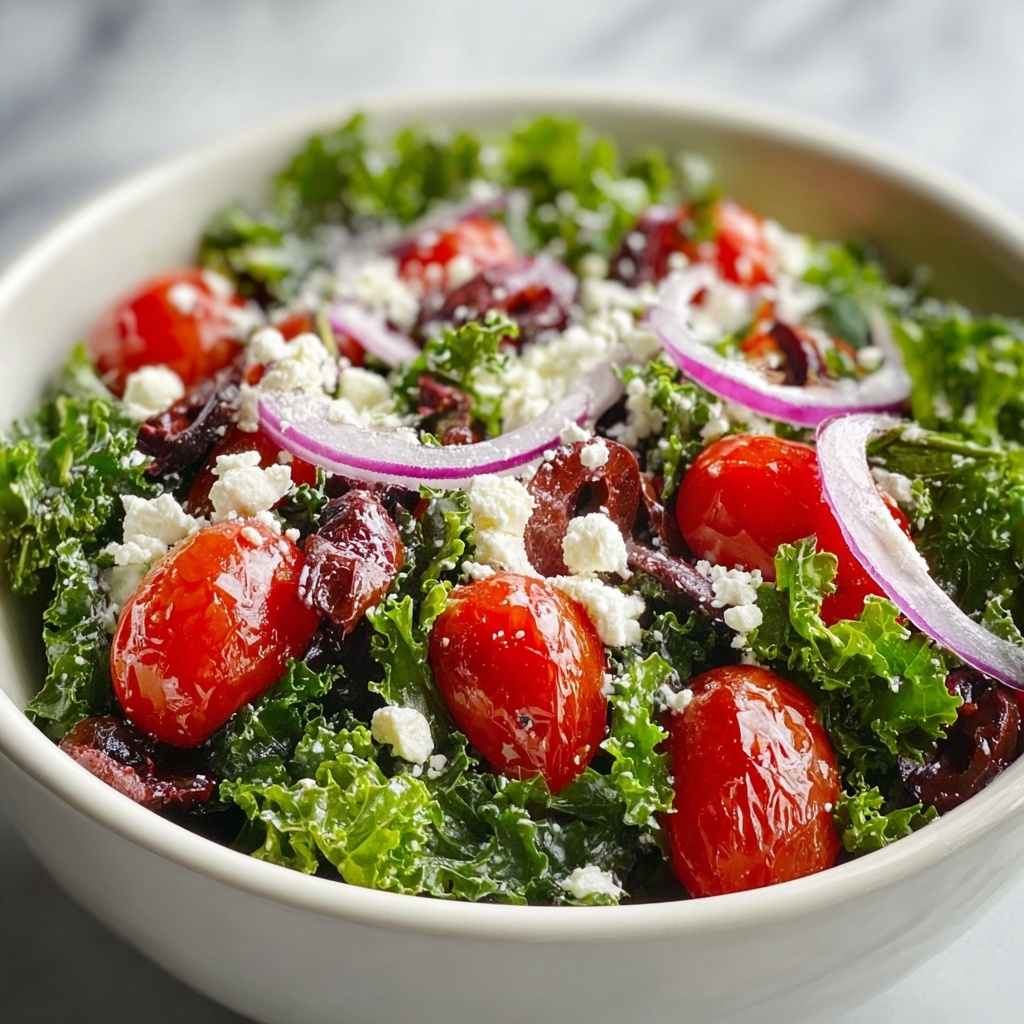 Greek Salad Bowl Mediterranean Recipe - Recipe Image