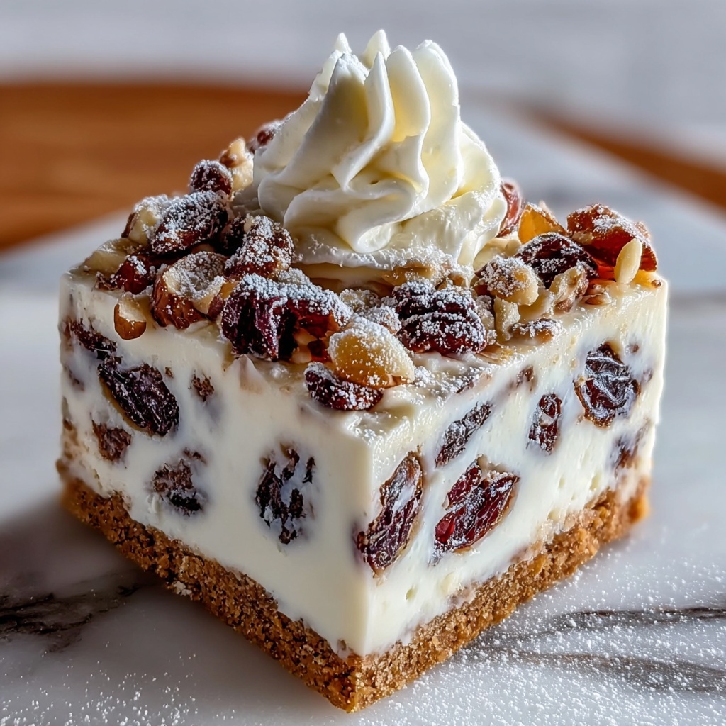 Christmas Cheesecake Slab Recipe - Recipe Image