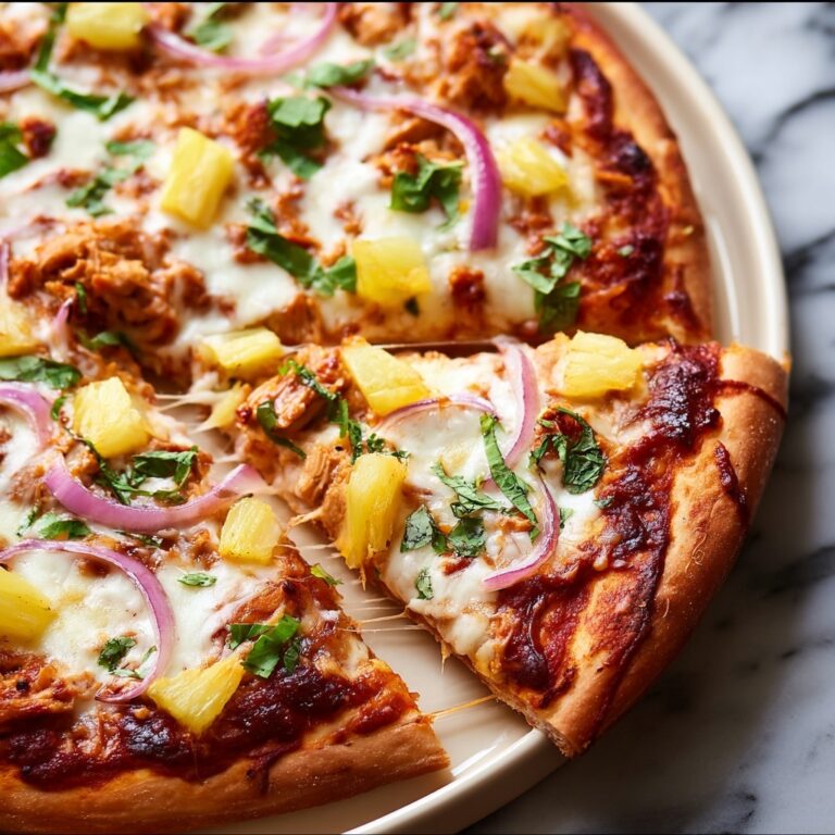 Hawaiian BBQ Chicken Pizza Recipe