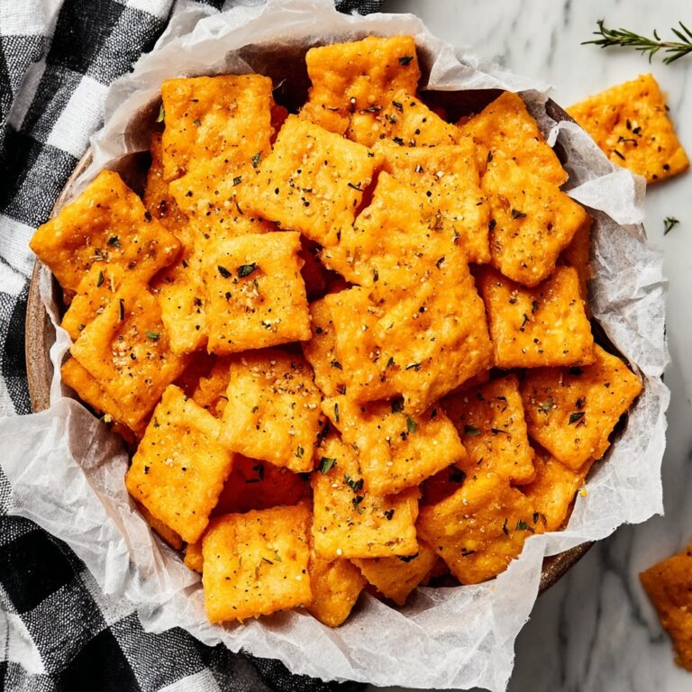 Homemade Cheese Crackers Recipe