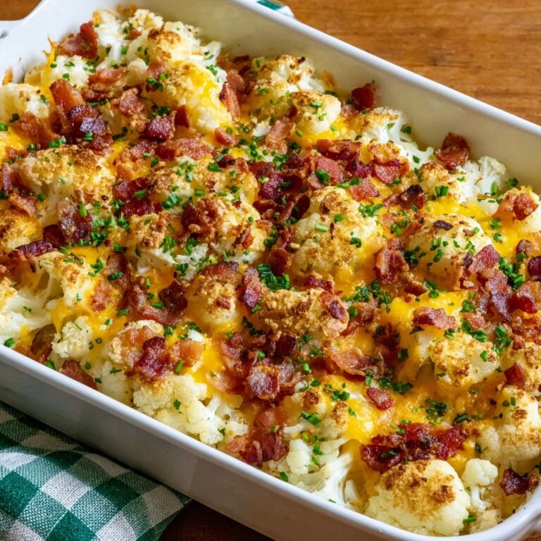 Loaded Cauliflower Casserole Recipe