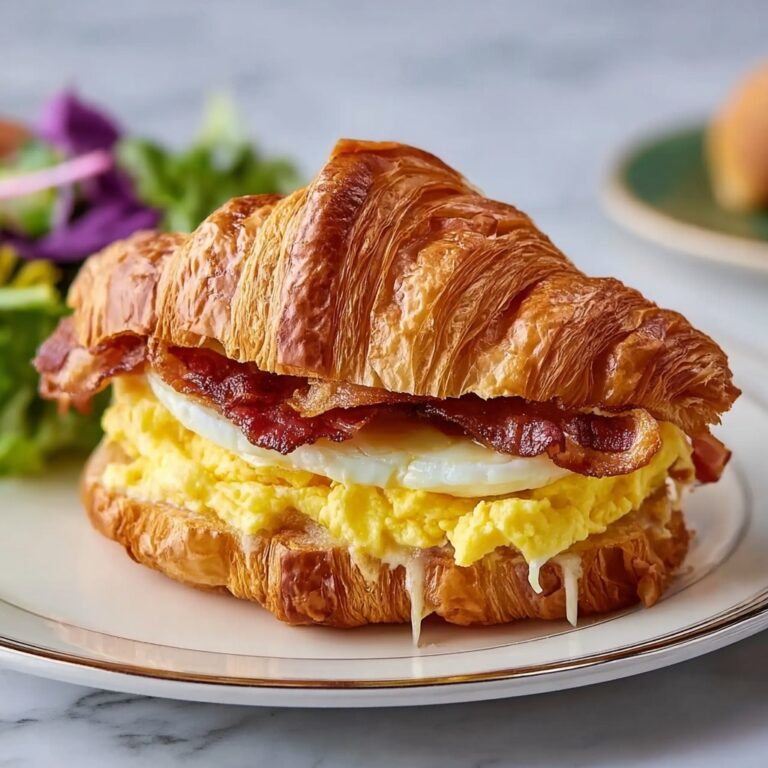 Croissant Breakfast Sandwiches Recipe