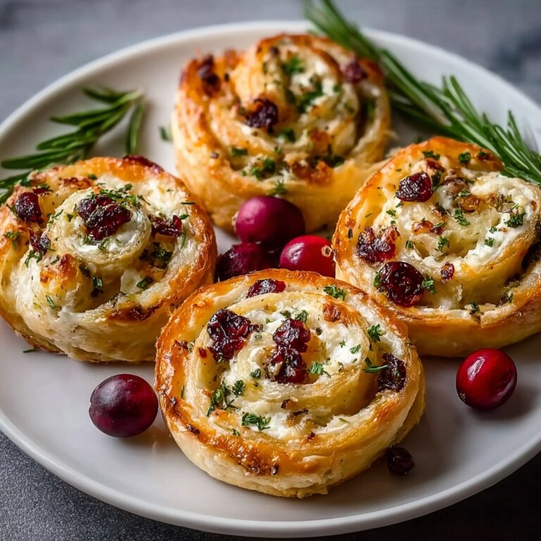 Cranberry Feta Pinwheels with Cream Cheese Recipe
