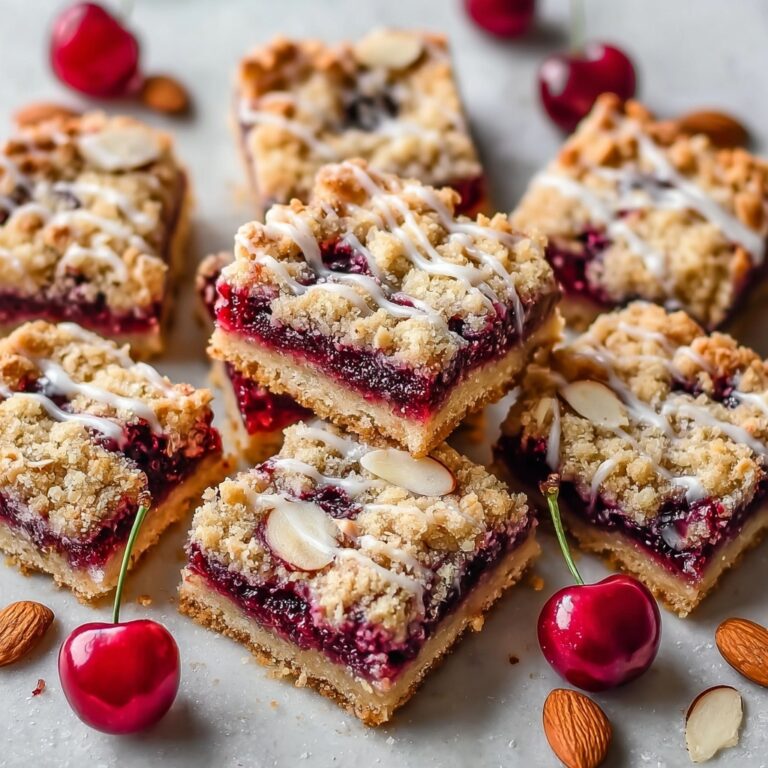Cherry Pie Bars with Lemon Glaze Recipe
