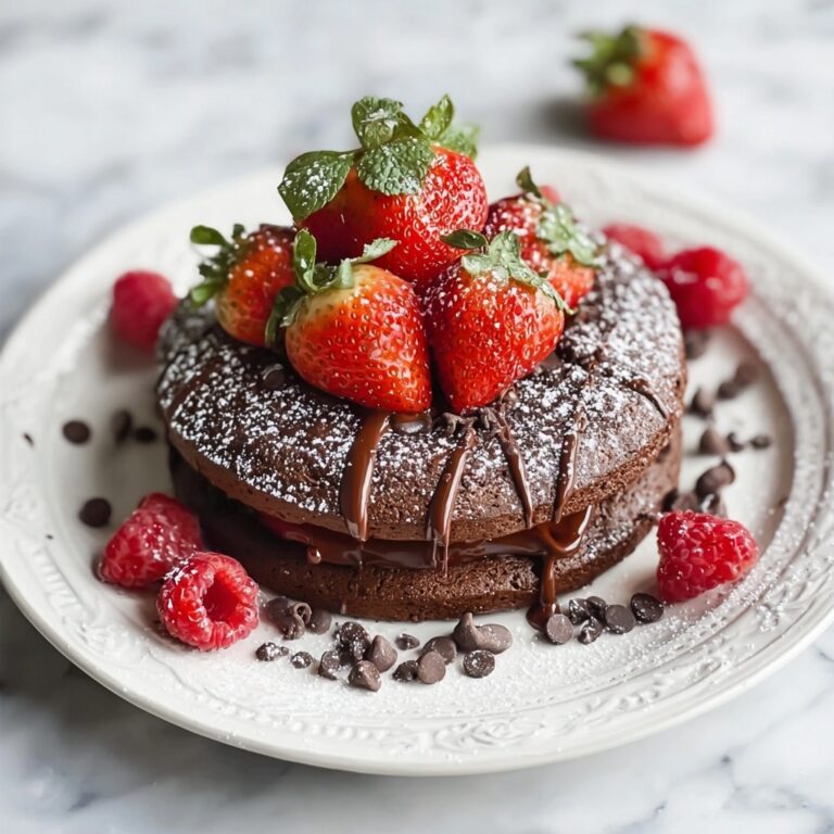 Double Chocolate Baked Protein Pancake Bowls Recipe
