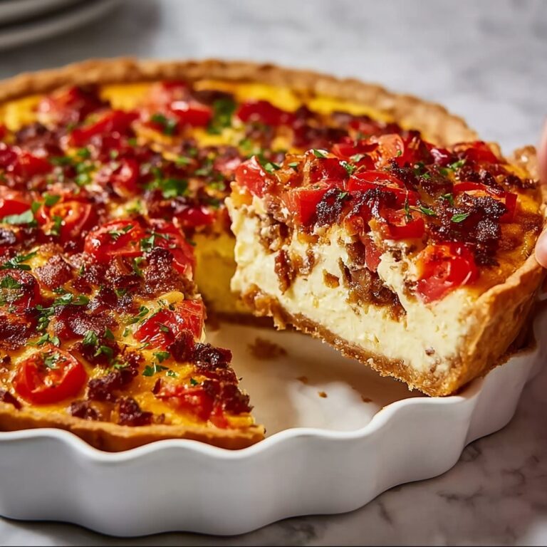 Bacon Onion Tomato Pie Recipe