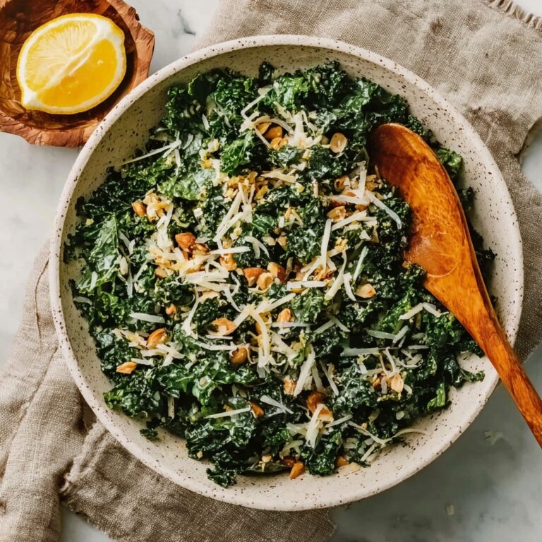 Kale Salad with Lemon Dressing Recipe
