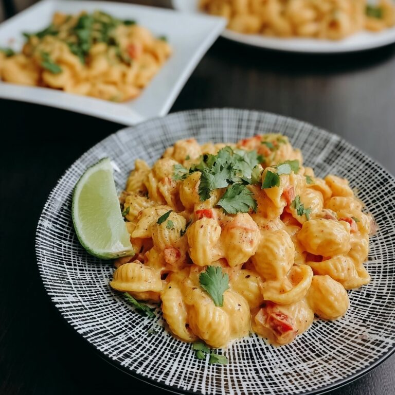 Creamy Chicken Enchilada Pasta Recipe