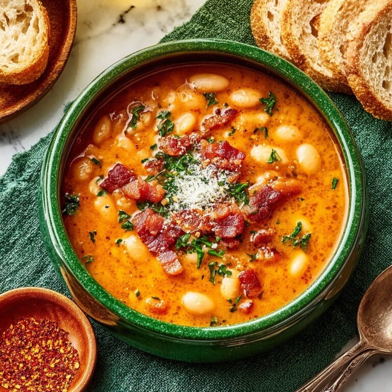 White Bean Soup with Tomatoes and Garlic Recipe