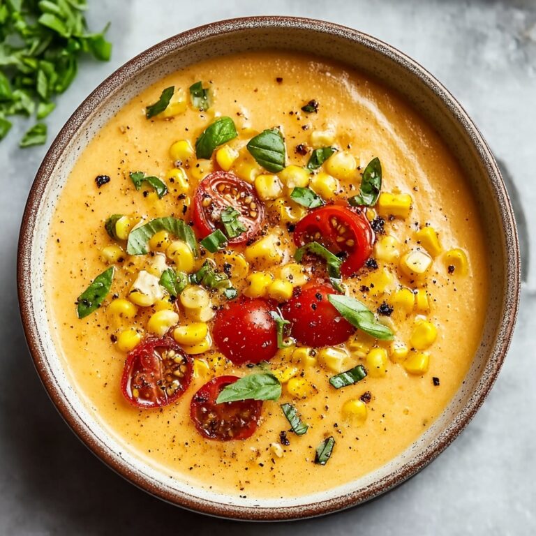 Corn Gazpacho Soup Recipe