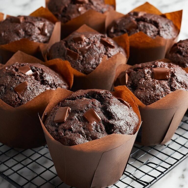Vegan Chocolate Zucchini Muffins Recipe
