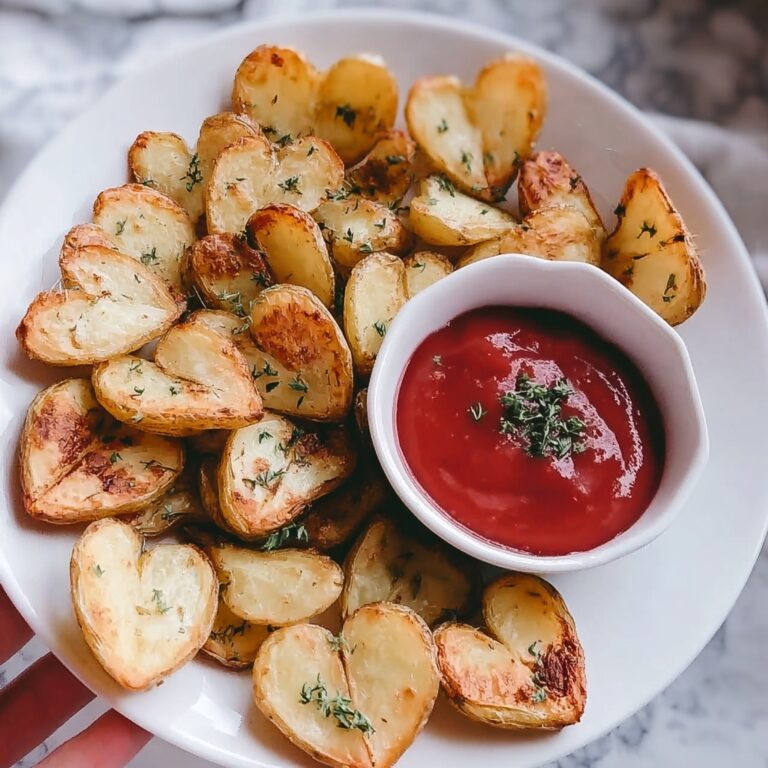Valentine’s Day Roasted Potato Hearts Recipe
