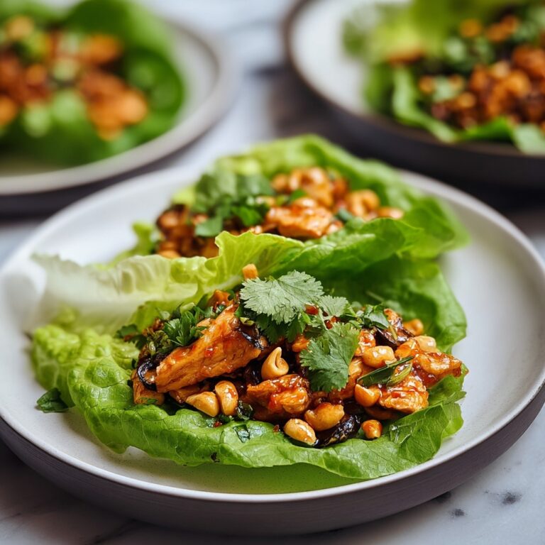 Thai Sweet Chili Chicken Lettuce Wraps Recipe