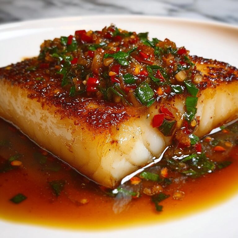 Pan-Fried Sea Bass with Chili & Greens Recipe