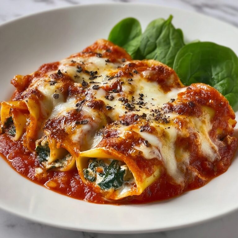 Baked Cheese Tortellini with Spinach and Marinara Recipe