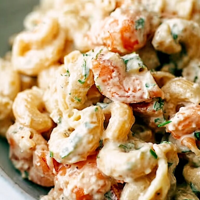 Creamy Seafood Macaroni Salad Perfect for Summer Picnics Recipe