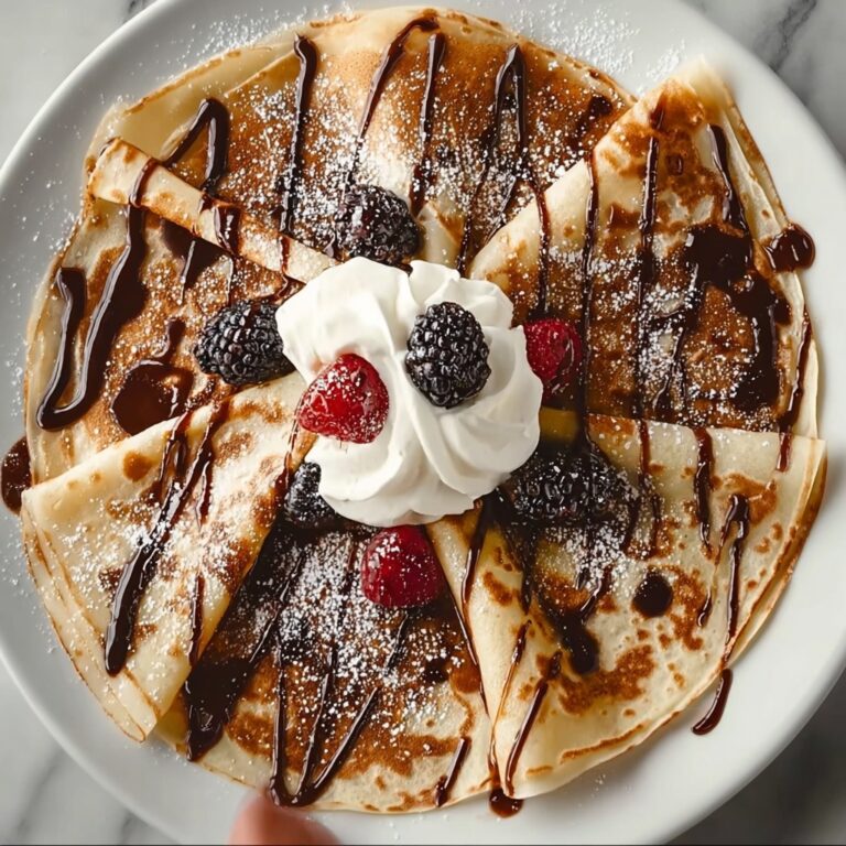 Spiderweb Crepes: A Spooky Breakfast Treat Recipe